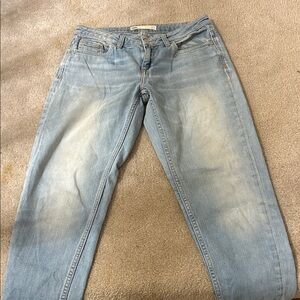 Zara Light Blue Straight Leg Jeans